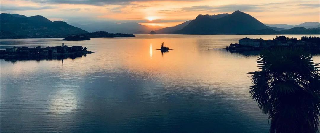 Sunset in Baveno, Lake Maggiore